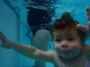 Mommy and me swim lessons Asher